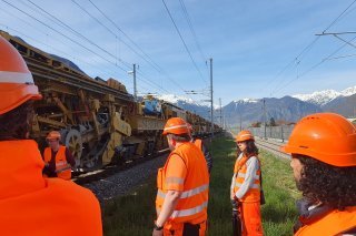 Le chantier de la voie ferrée de Saxon devrait se terminer le 19 avril 2024